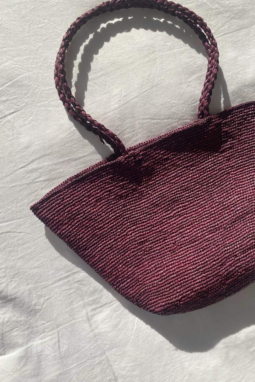 VANINA- grand cabas en crochet de raphia