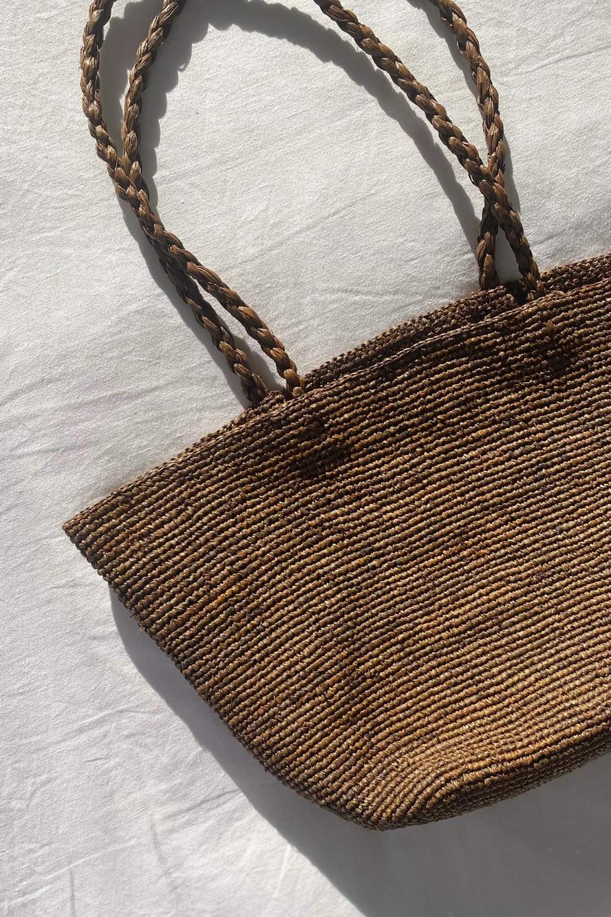 VANINA- grand cabas en crochet de raphia