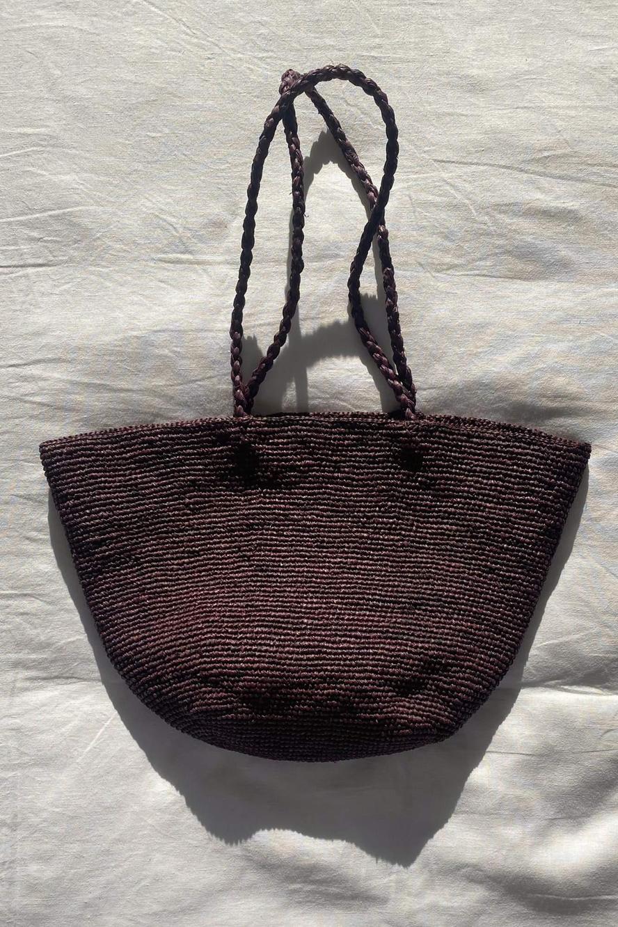 panier chocolat en raphia