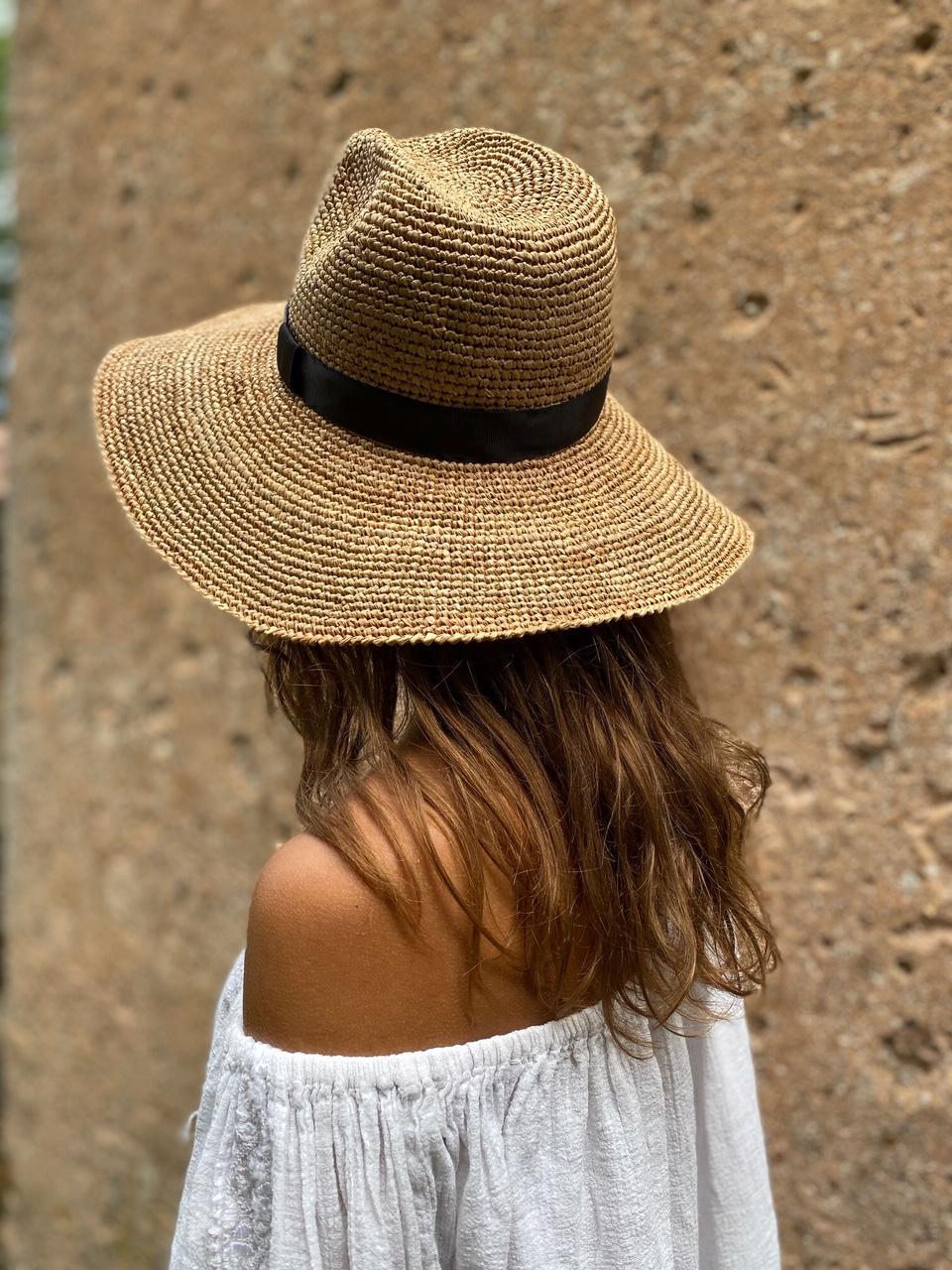 chapeau, chapeau raphia, panama, chapeau été, tenue été, tenue de plage, chapeau de plage