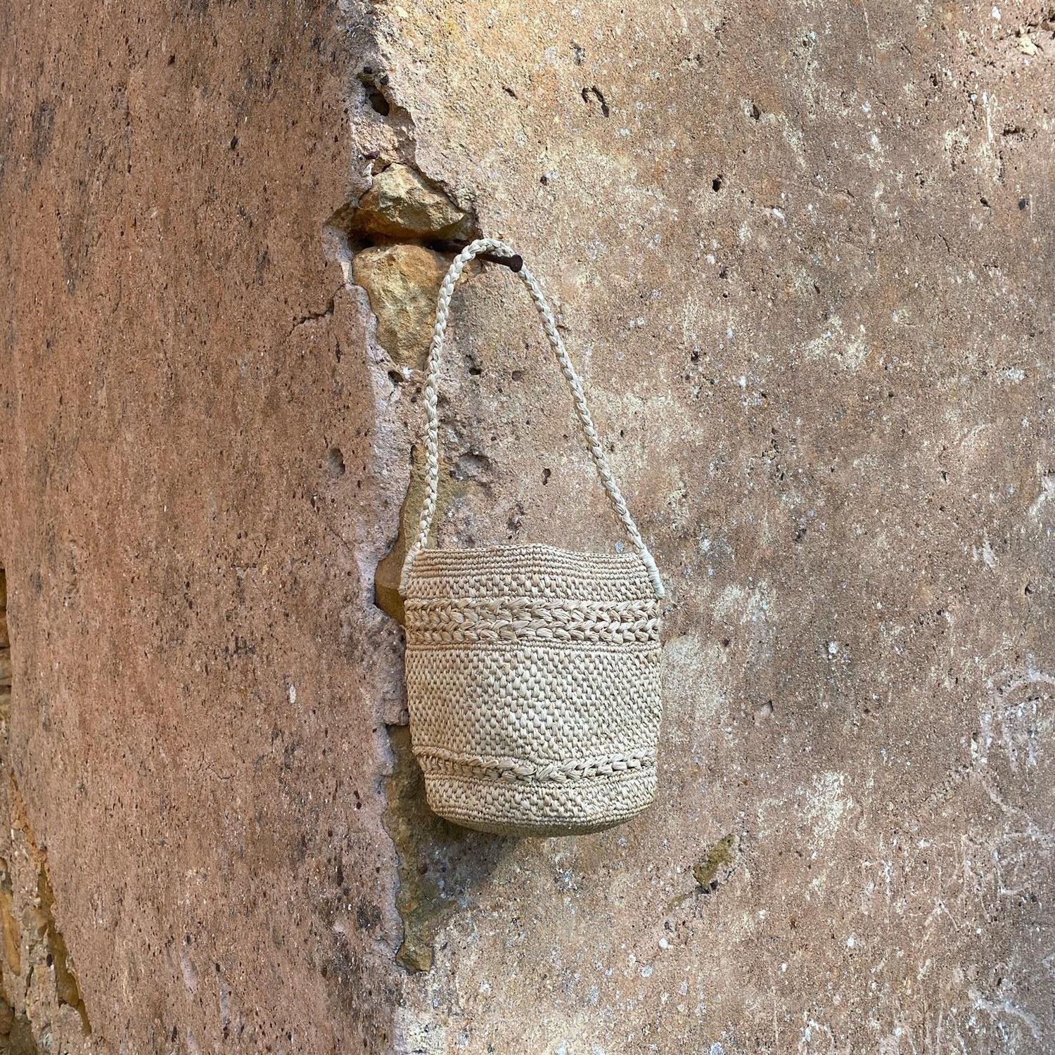 petit sac en raphia/sac raphia/ sac été/ sac de plage/ sac fait main/