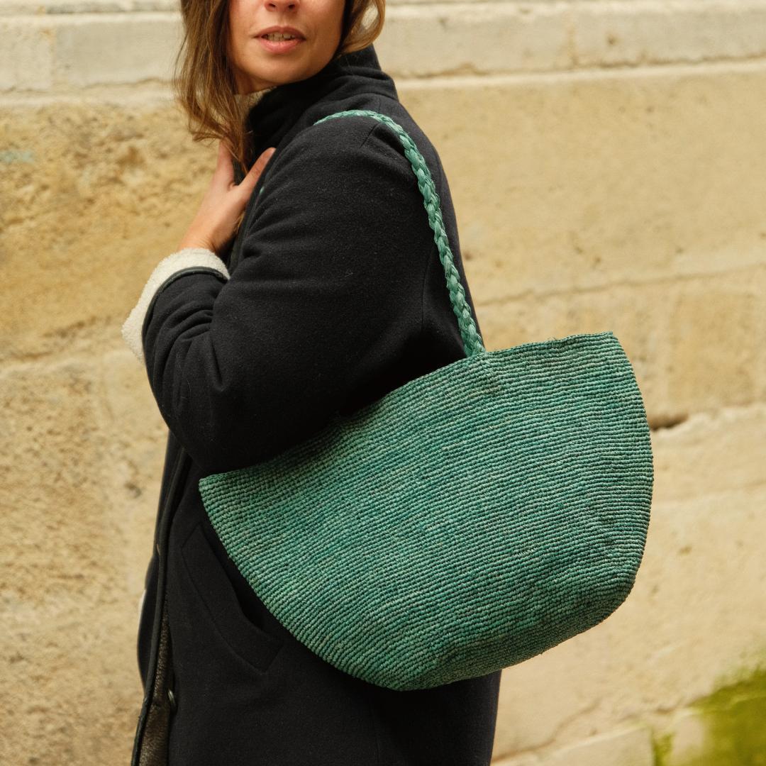 VANINA- grand cabas en crochet de raphia